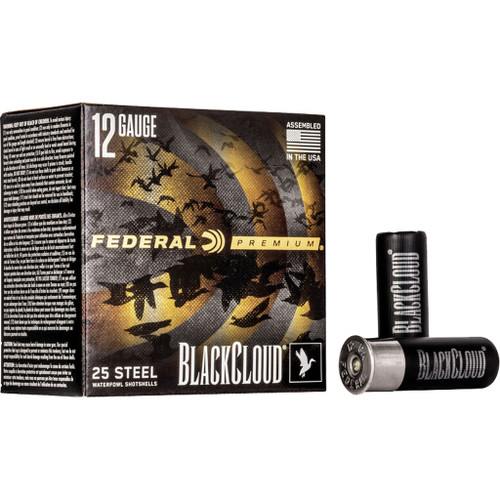 Federal Premium Black Cloud Waterfowl Shotgun Ammo 12 ga. 2.75 in. 1 1/8 oz. 3 Shot 25 rd.