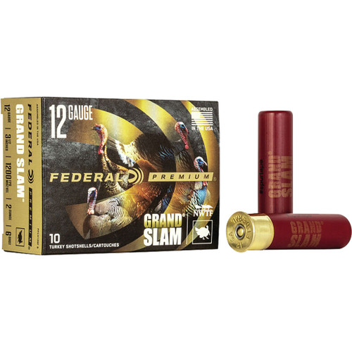 Federal Premium Grandslam Shotgun Ammo 12 ga. 3.5 in. 2 oz. 6 Shot 10 rd.