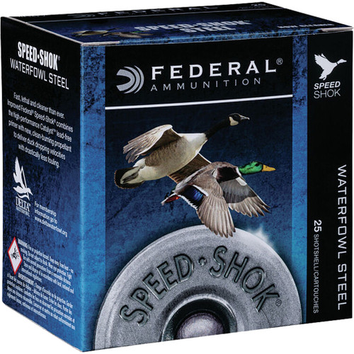 Federal Speed-Shok Steel Shotgun Ammo 12 ga. 3.5 in. 1 1/2oz BB Shot High Velocity 25 rd