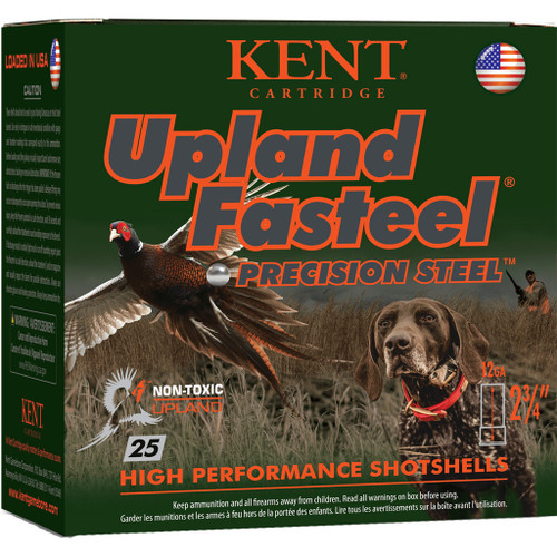 Kent Upland Fasteel Load 12 ga. 2.75 in. 1 1/8 oz. 5 Shot 25 rd.