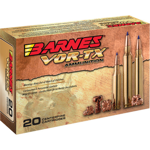 Barnes VOR-TX Rifle Ammo 22-250 Rem. 50 gr. TSX FB 20 rd.