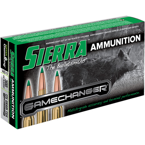 Sierra GameChanger Rifle Ammo 300 ACC Blackout 125 gr. TGK