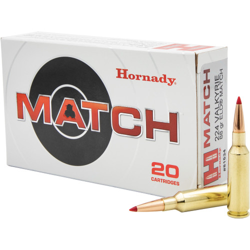 Hornady Match Rifle Ammo 224 Valkyrie 88 gr. ELD Match 20 rd.