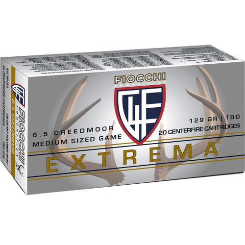 Fiocchi Hyperformance Hunt Rifle Ammo 6.5 Creedmoor 129 gr. SST 20 rd.