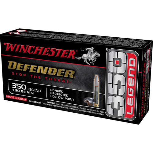 Winchester Defender Rifle Ammo 350 Legend 160 gr. Bonded PHP 20 rd.