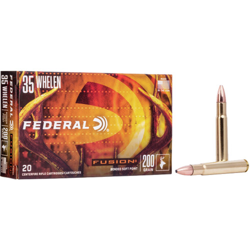 Federal Fusion Rifle Ammo 35 Whelen 200 gr. Fusion Soft Point 20 rd.