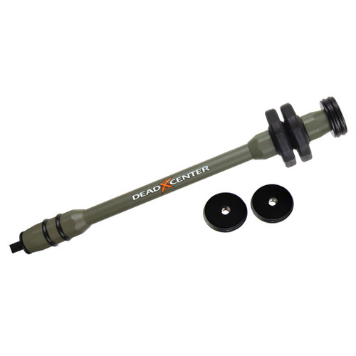 Dead Center Dead Silent Carbon XS Stabilizer Green 10 in.