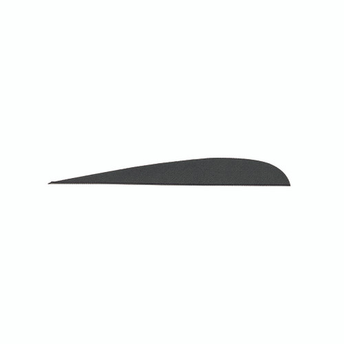 Gateway Parabolic Feathers Black 4 in. RW 100 pk.