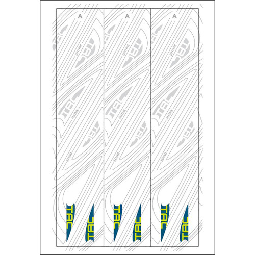 TAC Vanes Arrow Specific Wraps White Size A 3.625 13 pk.