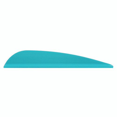 AAE Elite Plastifletch Vanes Teal 1.75 in. 100 pk.