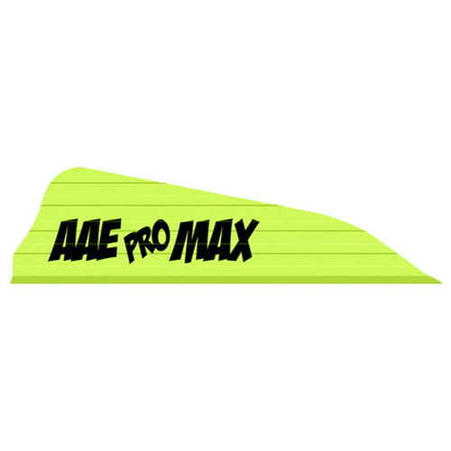 AAE Pro Max Vanes Yellow 1.7 in. 100 pk.