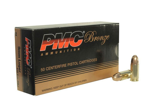 PMC 9mm 115 Grain FMJ 50 Rounds