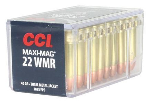 CCI Maxi Mag .22 WMR 40 Grain TMJ 50 Rounds