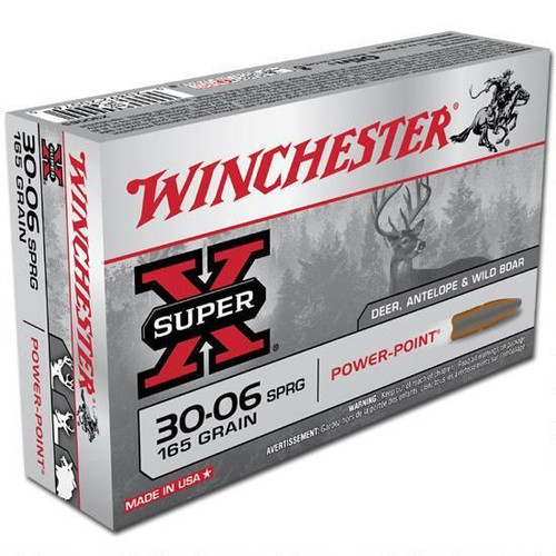 Winchester Super-X .30-06 Springfield Power-Point 165 Grain 20 Rounds