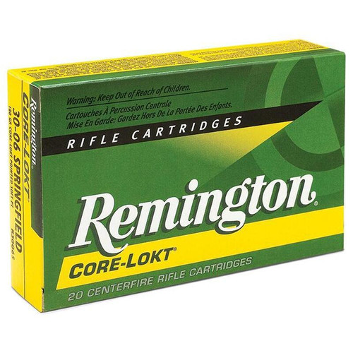 Remington Core-Lokt .30-06 Springfield 180 Grain Pointed Soft Point 20 Rounds
