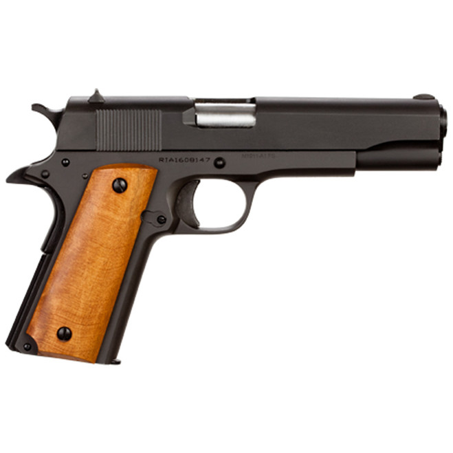 Rock Island GI Standard FS 1911 Pistol 38 Super 5 in. Black Parkerized 10 rd.