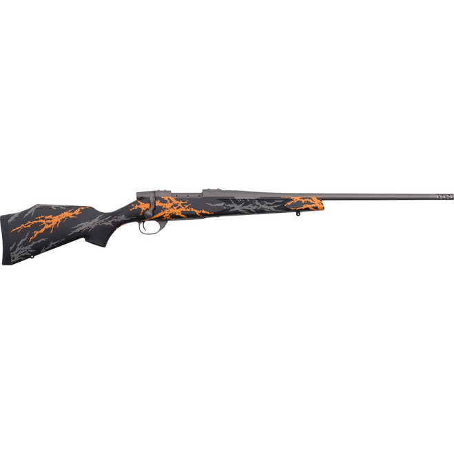 Weatherby Vanguard Compact Hunter Rifle 223 Rem 20 in Black Grey and Orange RH