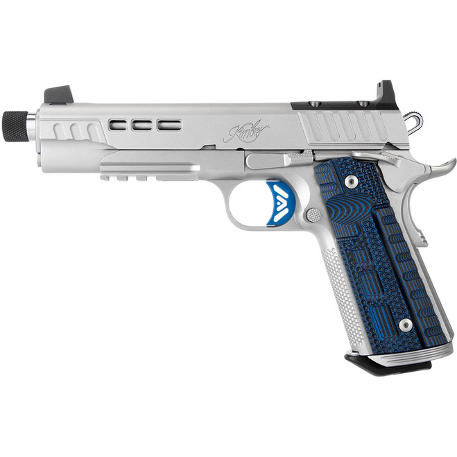 Kimber Rapide Ice Pistol 45 ACP 5 in. Silver and Blue 8 rd.