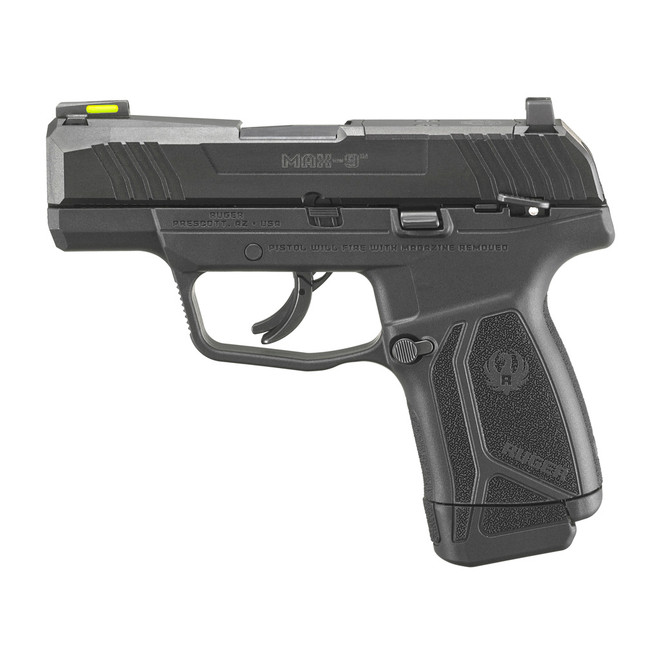 Ruger Max-9 Pistol 9mm Luger 12+1 Black
