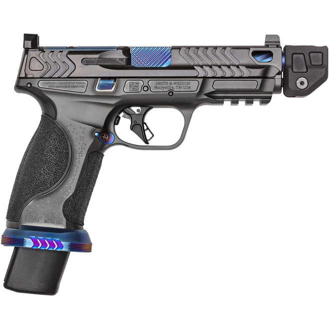 Smith and Wesson Metal Spec 2 Pistol 9mm 4.88in Barrel 23rd Magazine Compensator