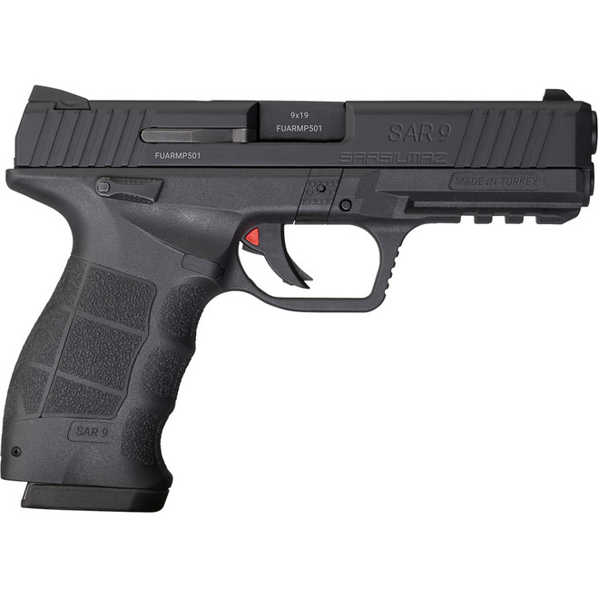 SAR USA SAR9 Pistol 9mm 4.4 in. Black 17 rd.