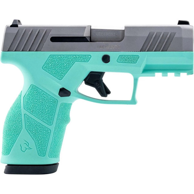 Taurus GX2 Pistol 9mm 3.38 in. Cyan Frame/SS Slide 13 rd.
