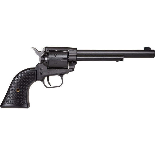 Heritage Rough Rider Steel Frame Revolver 22 LR. 6.5 in. Black Satin 6 rd. Heritage Rough Rider Steel Frame Revolver 22 LR. 6.5 in. Black Satin 6 rd.