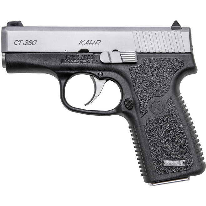 Kahr CT380 Pistol 380 ACP 3 in. Two Tone Black and Stainless 7 rd.