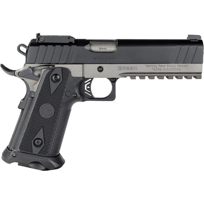 EAA Girsan Witness 2311 Match Pistol 9mm 5 in Tungsten/Black Optic Ready 17 rd & 20 rd