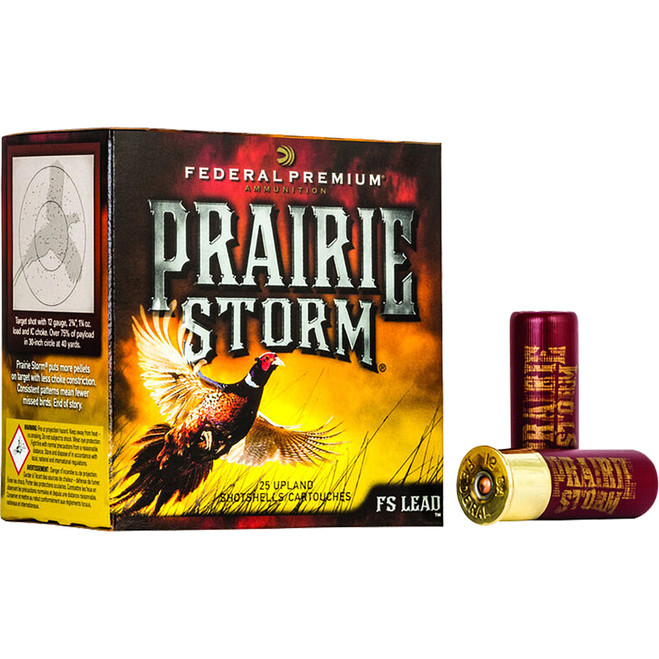 Federal Premium Prairie Storm Shotgun Ammo 16 ga. 2.75 in. 1 1/4 oz. 6 Shot 25 rd. Federal Premium Prairie Storm Shotgun Ammo 16 ga. 2.75 in. 1 1/4 oz. 6 Shot 25 rd.