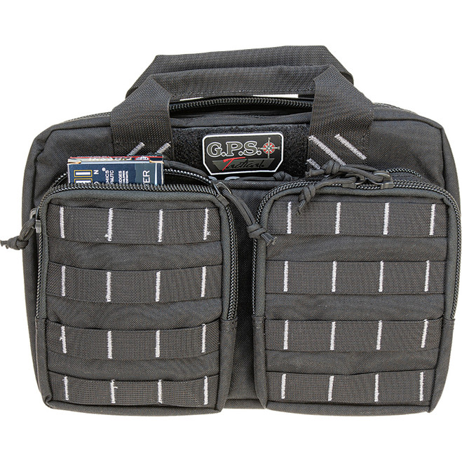 GPS Tactical Quad Range Bag Black 2 Handguns GPS Tactical Quad Range Bag Black 2 Handguns