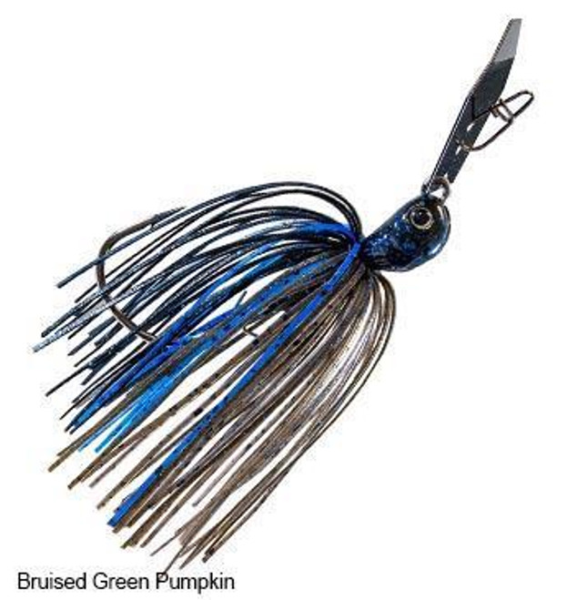 Z-Man Chatterbait Jack Hammer 3/8oz Bruised Green Pumpkin