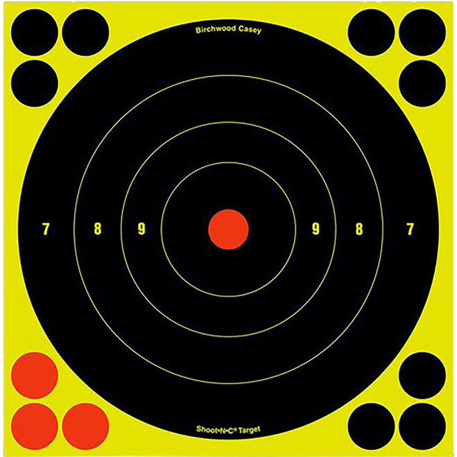 Birchwood Casey Shoot-N-C Target Bullseye 8 in. 6 pk.