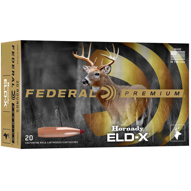 Federal Premium Rifle Ammo 6.5 PRC 143 gr. ELDX 20 rd.