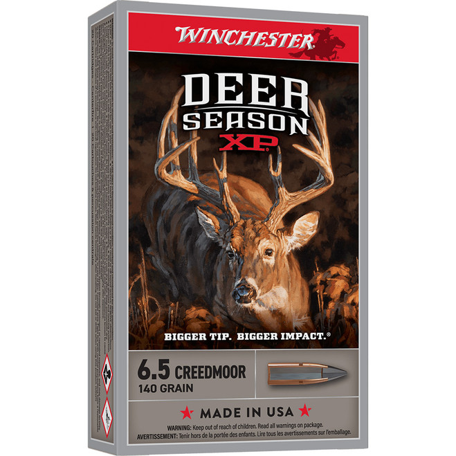 Winchester Deer Season XP Rifle Ammo 6.5 Creedmoor 140 gr. 20 rd.