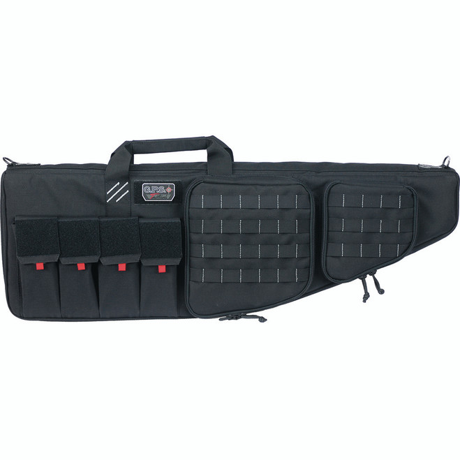 GPS Tactical AR Case with External Handgun Case Black 35 in. GPS Tactical AR Case with External Handgun Case Black 35 in.