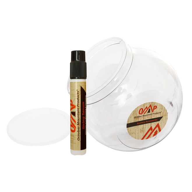 October Mountain String Serum Bowstring Fluid Display 10pk.