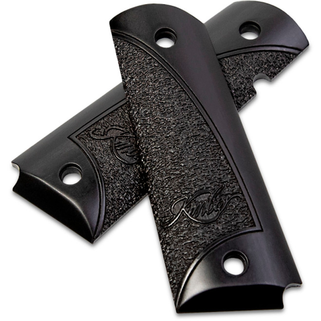 Kimber 1911 Grips Black Eclipse Full-Size Fits Custom & Pro