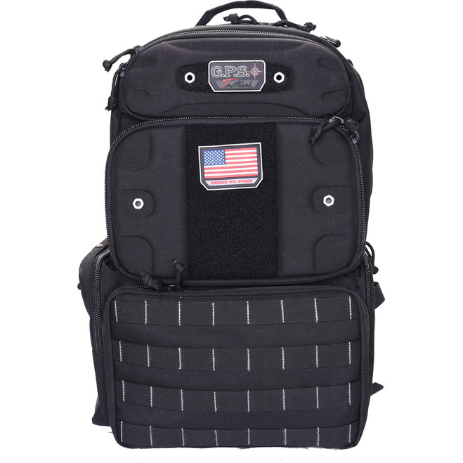 GPS Tactical Range Tall Backpack Black 4 Handguns GPS Tactical Range Tall Backpack Black 4 Handguns