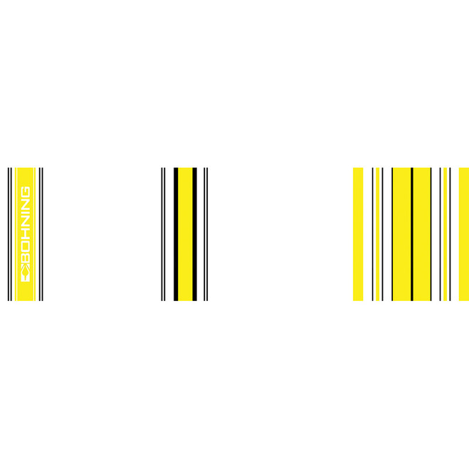 Bohning Arrow Wraps Crested Yellow 7 in. Standard 13 pk.