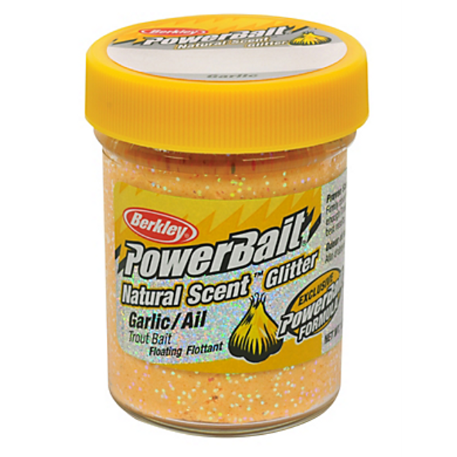 Berkley Powerbait Glitter Garlic Yellow