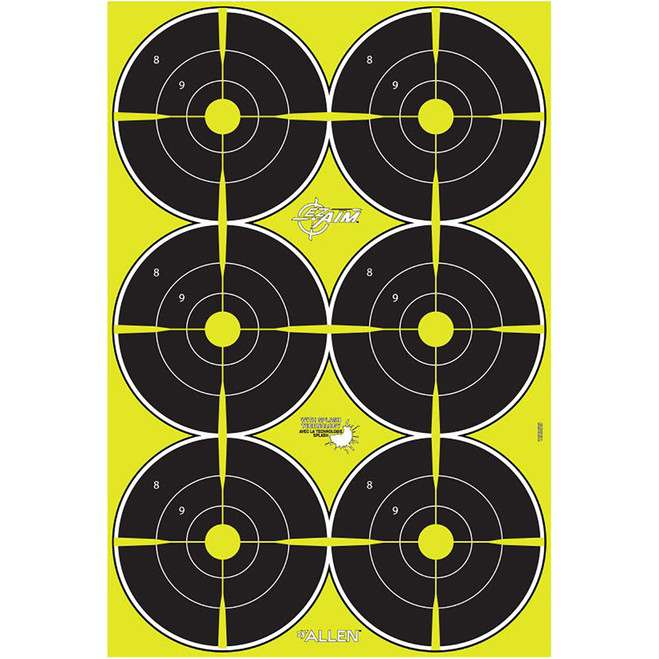 EzAim Splash Bullseye Targets 6 in. 8 pk.