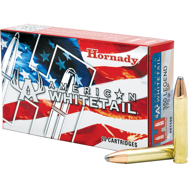 Hornady American Whitetail Rifle Ammo 350 Legend 170gr