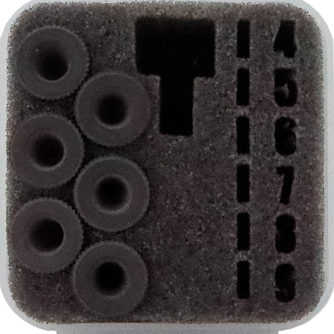 Specialty Iron I Rifle Peep Aperture Kit Contains 6 Apertures