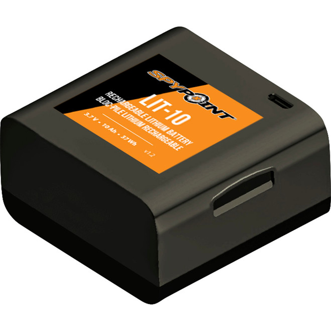Spypoint LIT-10 Lithium Battery Pack & Charger Link Micro/Link Micro-S/Cell Link