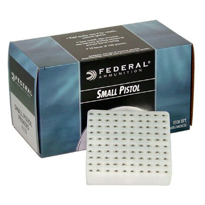 Federal Pistol Primers Small 1000 ct. HAZ