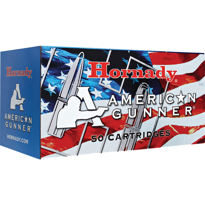 Hornady American Gunner Rifle Ammo 7.62x39 123 gr. HP Match 50 rd.