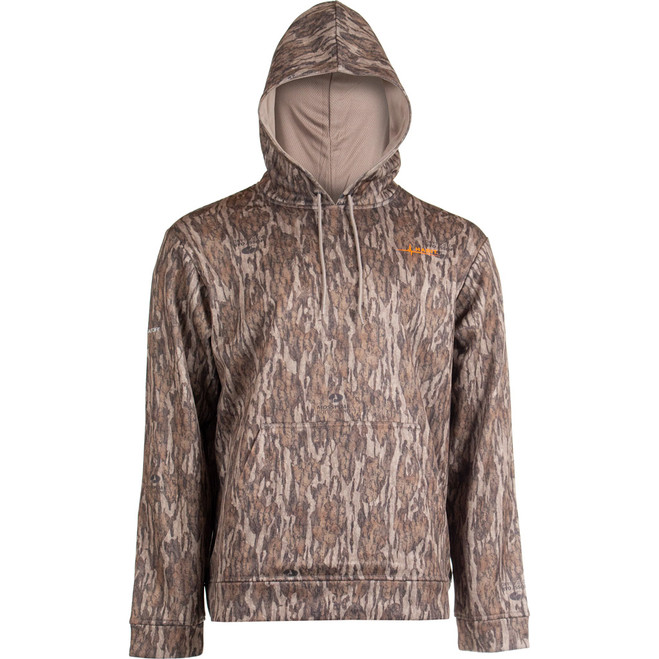 Habit Men's Summit Park Performance Hoodie Mossy Oak New Bottomland