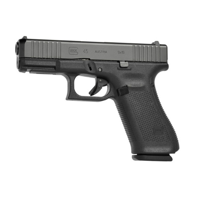 Glock G45 Gen5 Pistol 9mm Luger 17+1 Black Polymer 4.02 in. RH