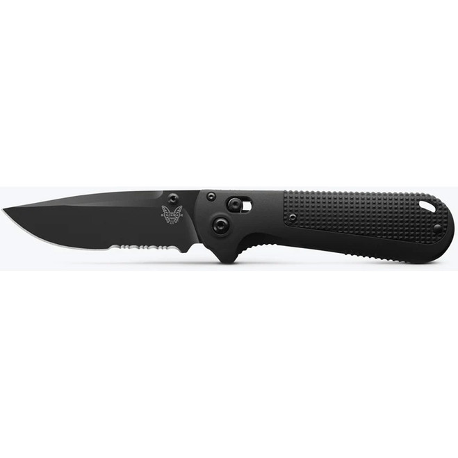 Benchmade Redoubt Folding Knife Axis Drop Point Black
